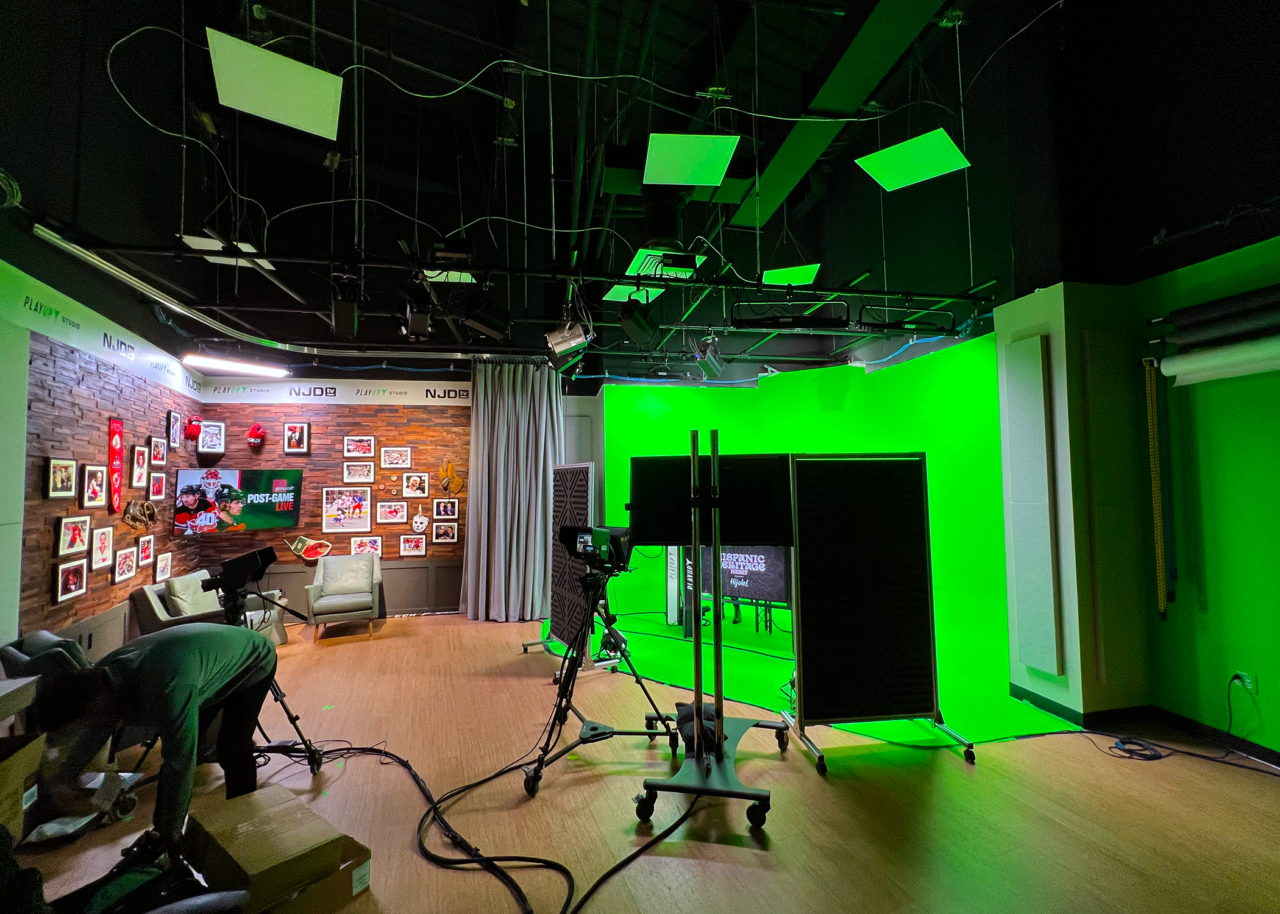 New Jersey Devils TV/ Broadcasting Studios Lighting Upgrade | PureTek Group