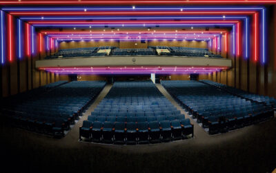 Auditorium RGBW House Lighting Renders
